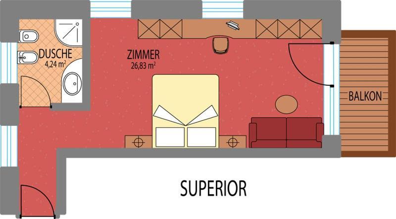 Hotel Scherlin Ortisei Eksteriør billede